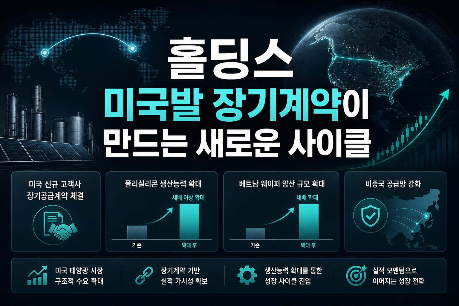 OCI홀딩스, 미국발 장기계약이 만드는 새로운 사이클