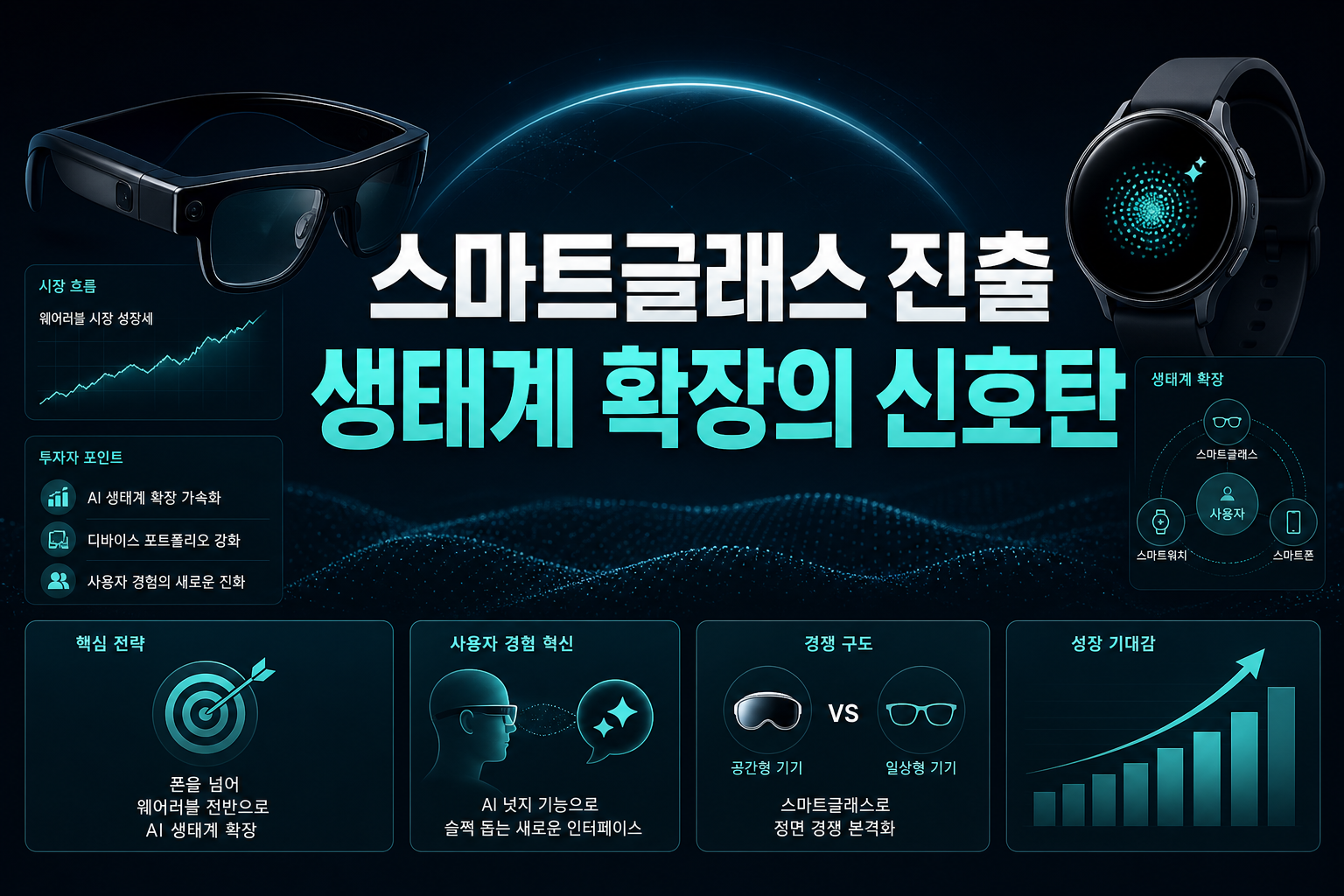 스마트글래스 진출, AI 생태계 확장의 신호탄