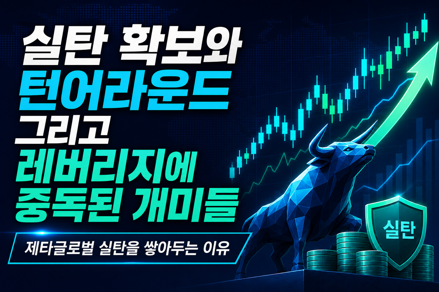 실탄 확보와 턴어라운드, 그리고 레버리지에 중독된 개미들