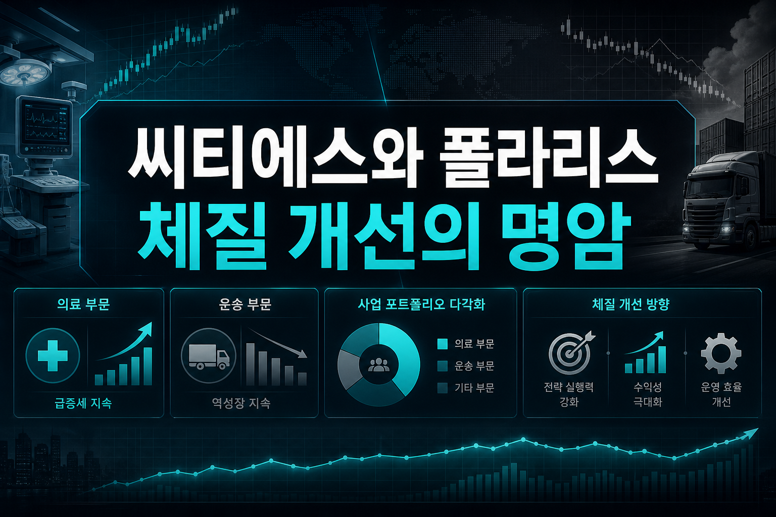씨티에스와 폴라리스, 체질 개선의 명암