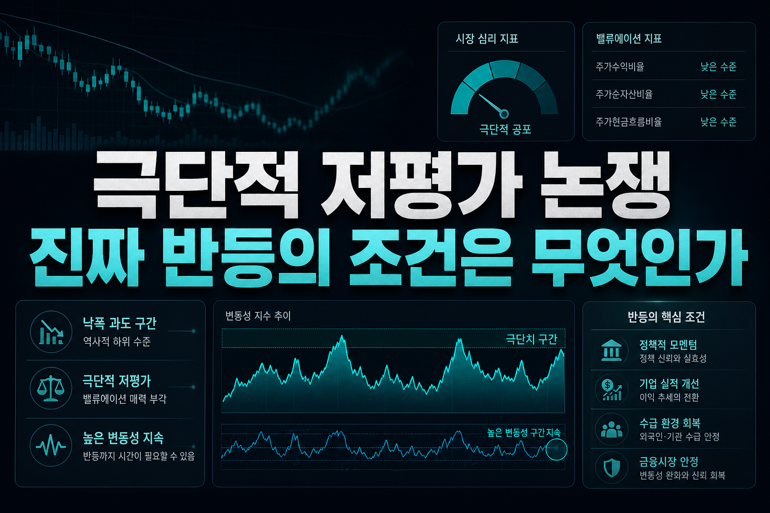 극단적 저평가 논쟁, 진짜 반등의 조건은 무엇인가