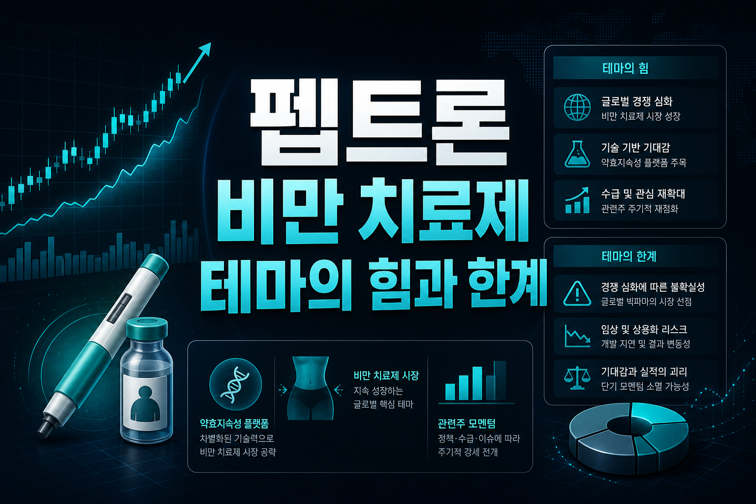 펩트론, 비만 치료제 테마의 힘과 한계