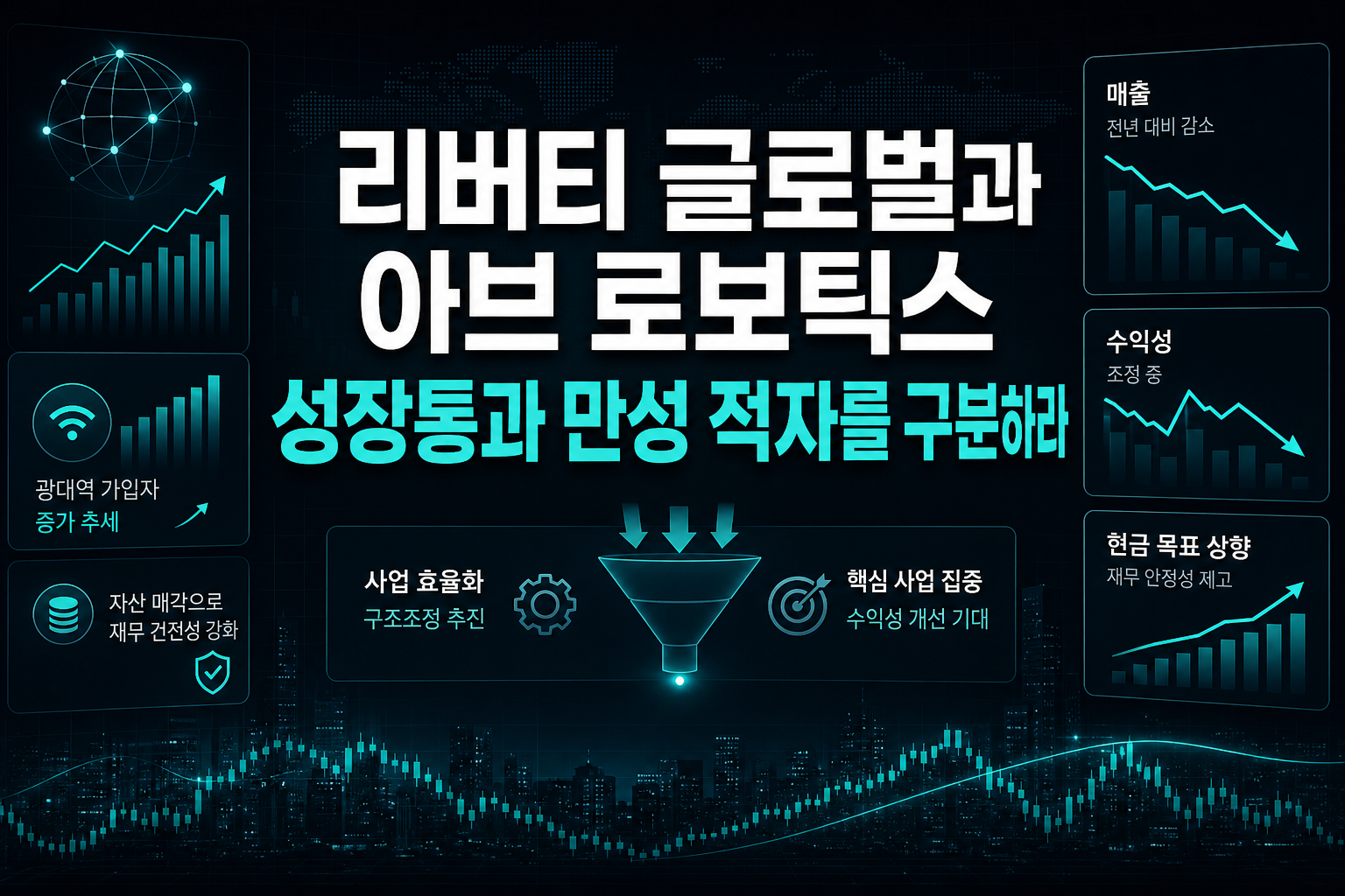 리버티 글로벌과 아브 로보틱스, 성장통과 만성 적자를 구분하라