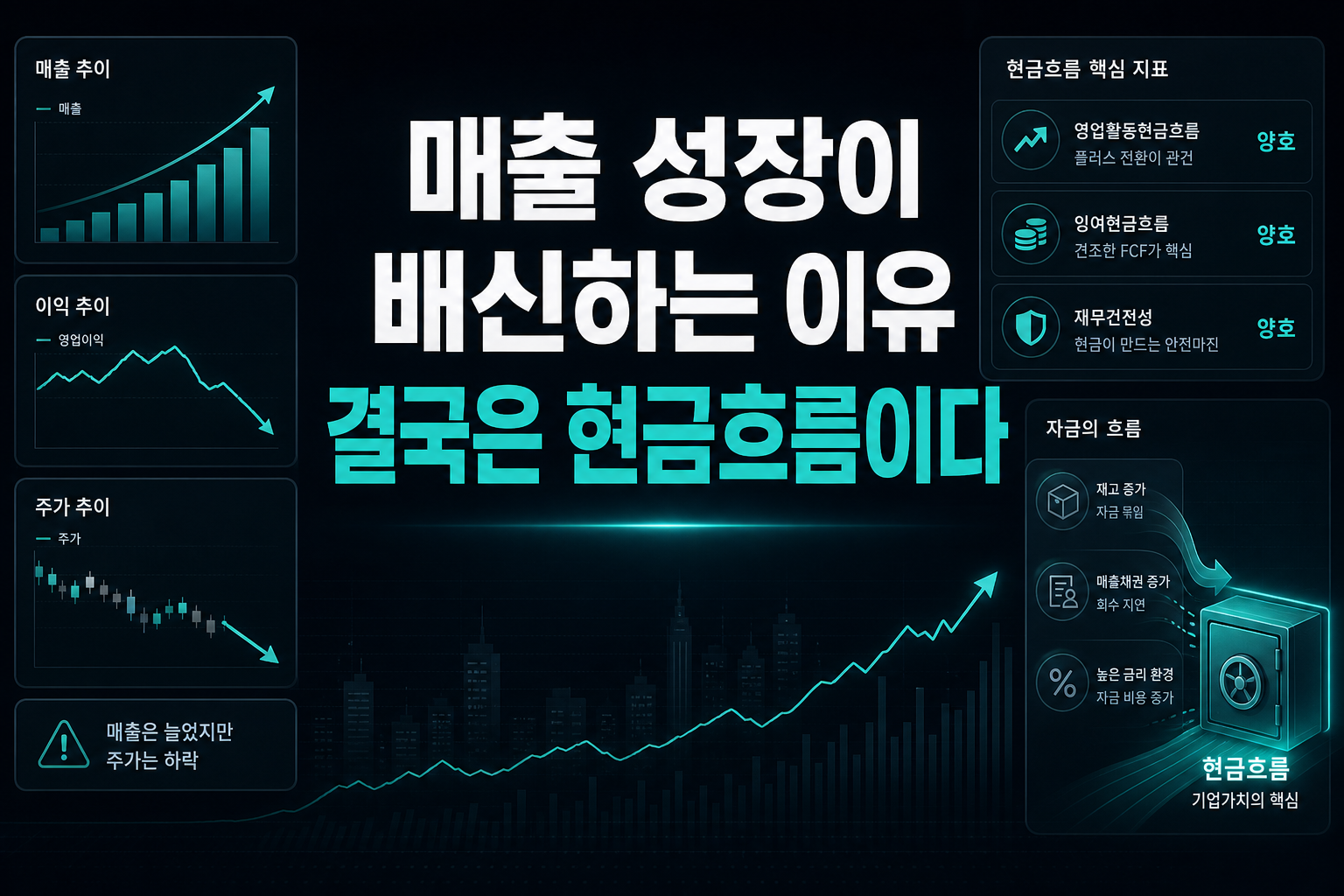 매출 성장이 배신하는 이유, 결국은 현금흐름이다