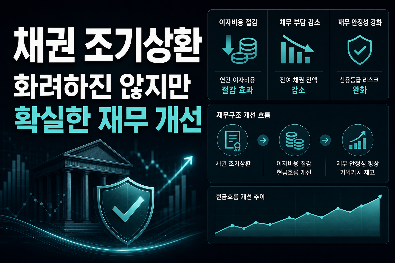 채권 조기상환, 화려하진 않지만 확실한 재무 개선