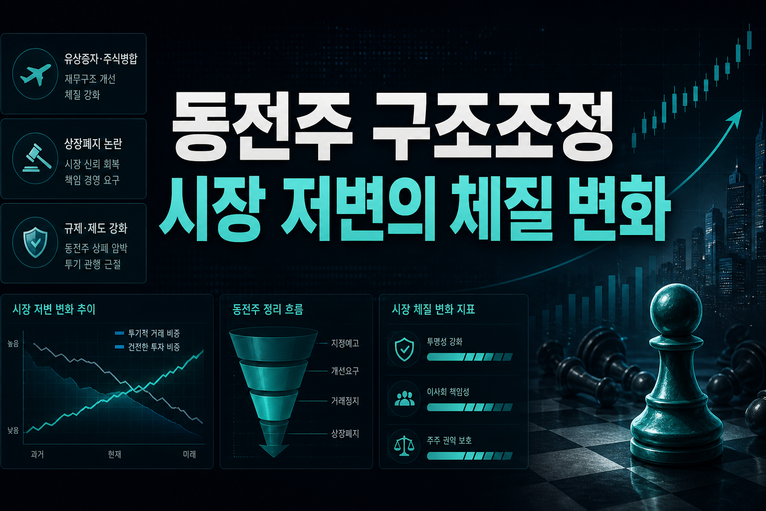동전주 구조조정, 시장 저변의 체질 변화