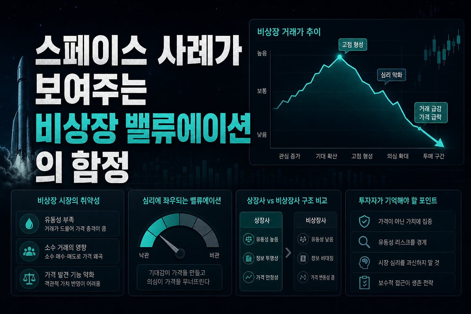 스페이스X 사례가 보여주는 '비상장 밸류에이션'의 함정