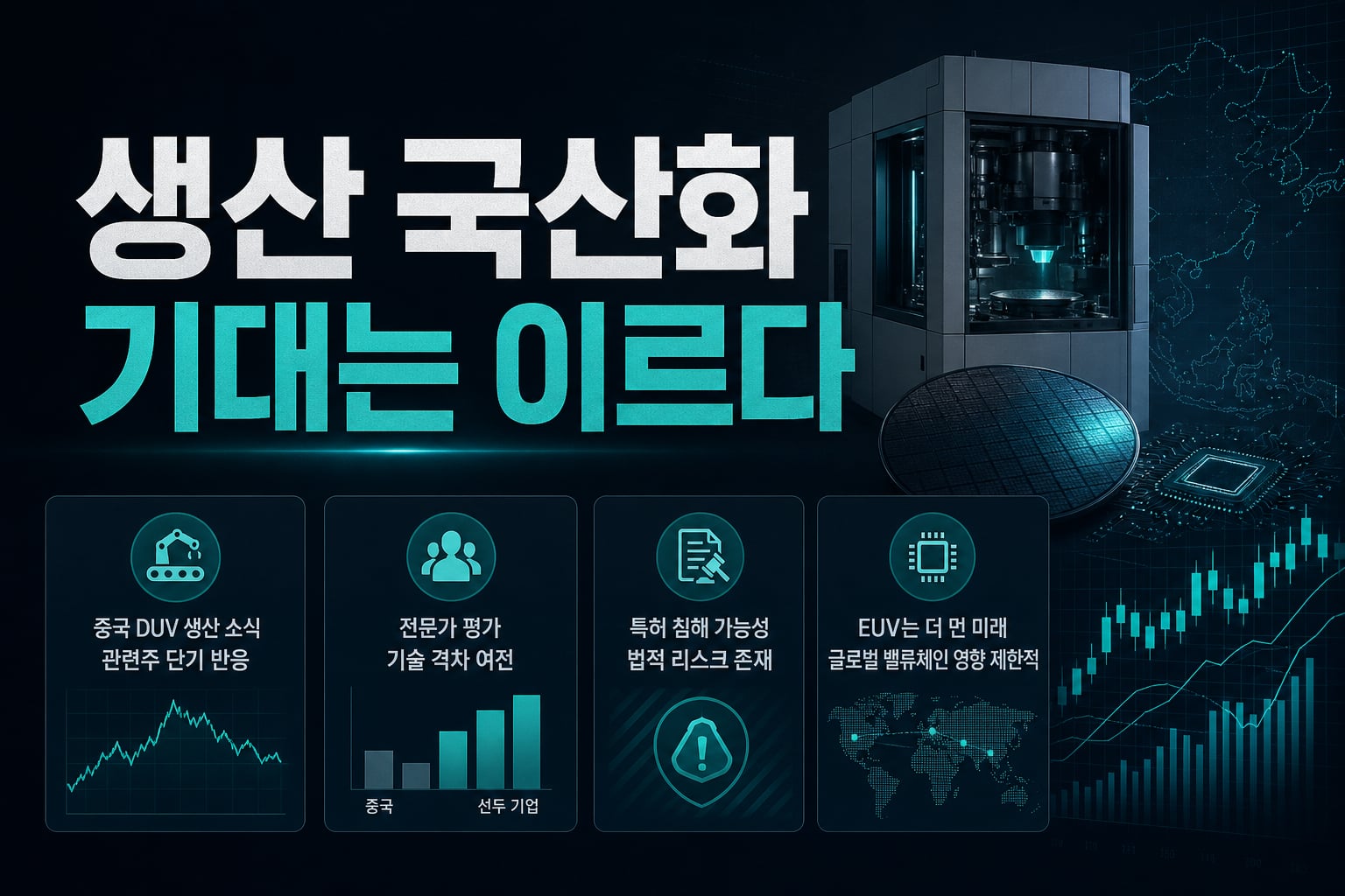 中 DUV 생산, 국산화 기대는 이르다