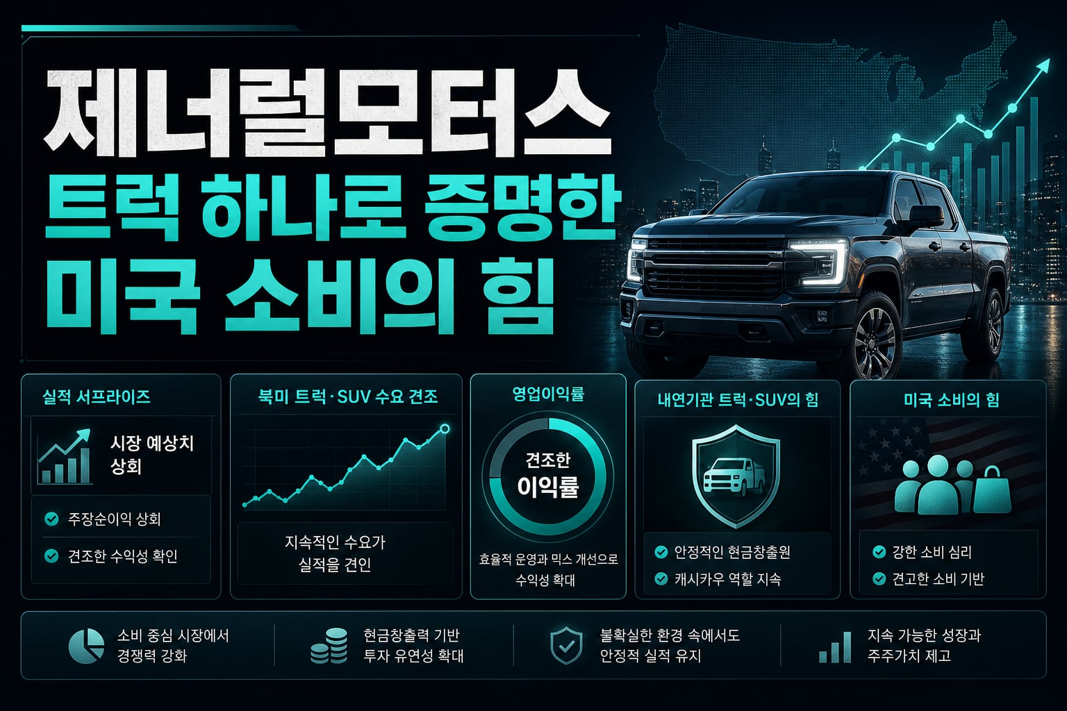 제너럴모터스, 트럭 하나로 증명한 미국 소비의 힘