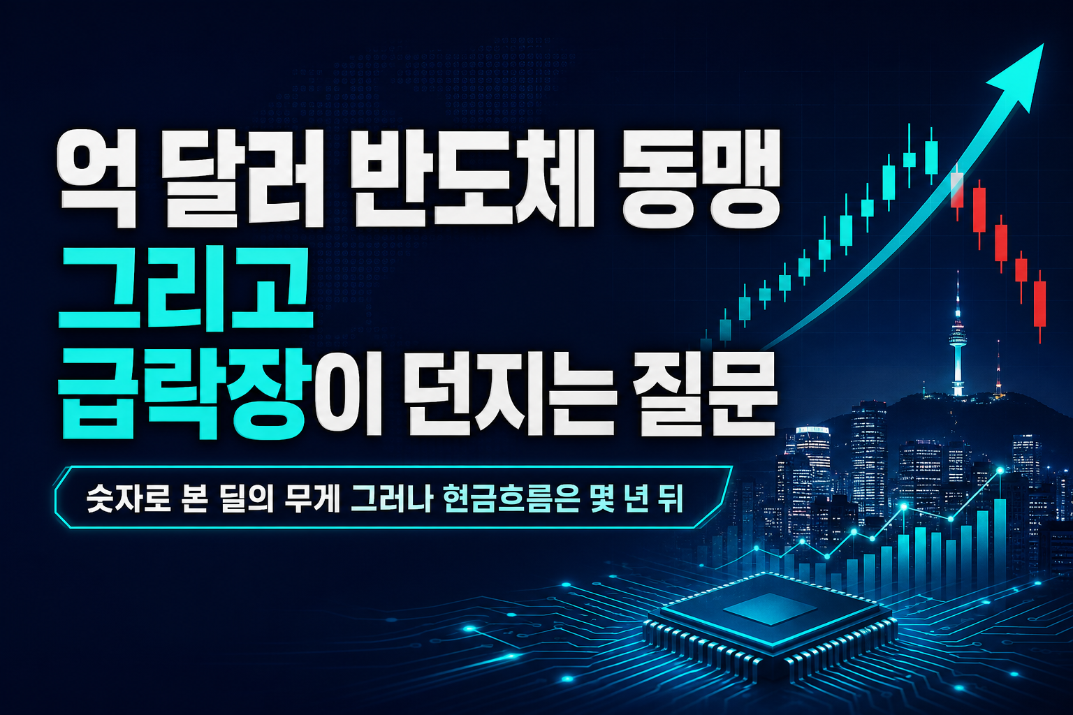 9500억 달러 반도체 동맹, 그리고 급락장이 던지는 질문