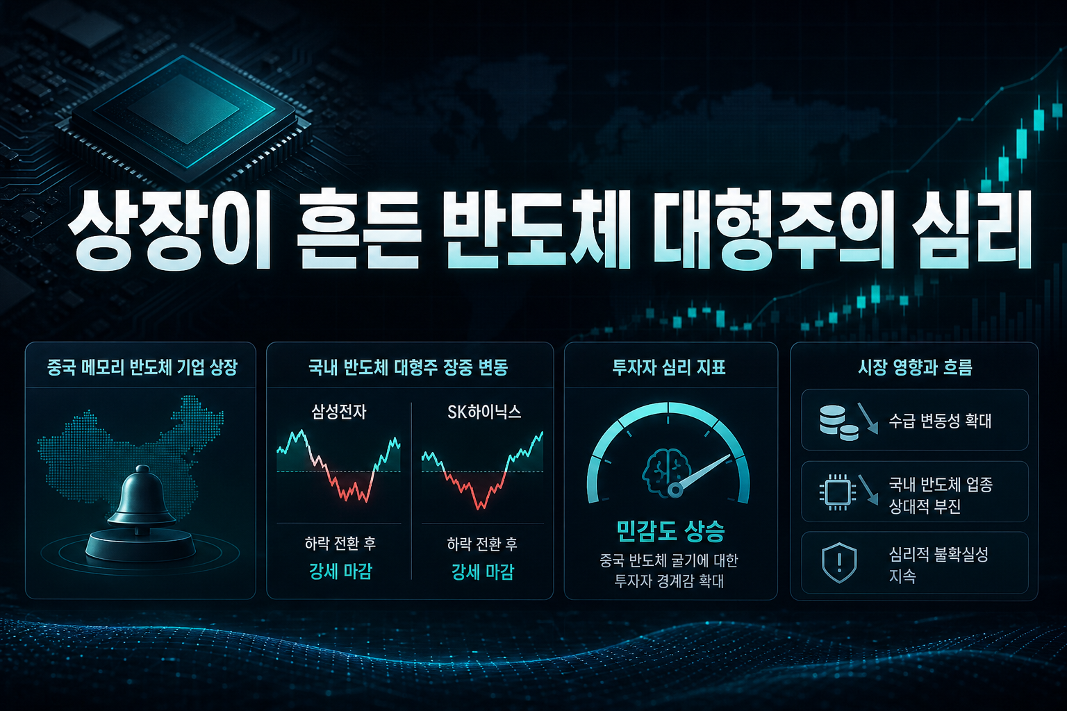 CXMT 상장이 흔든 반도체 대형주의 심리