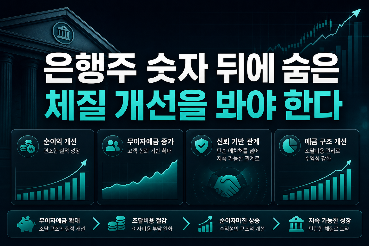 은행주, 숫자 뒤에 숨은 체질 개선을 봐야 한다