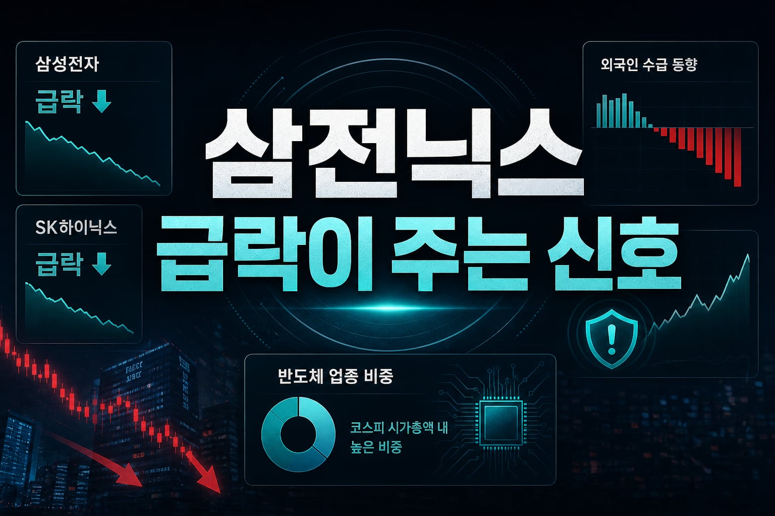 삼전닉스 급락이 주는 신호