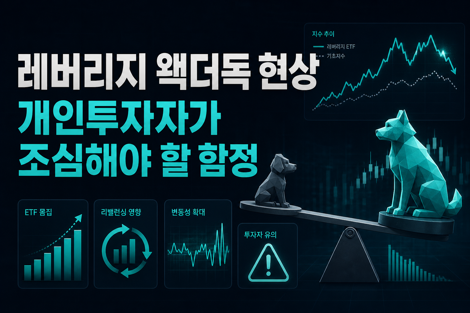 레버리지 ETF 왝더독 현상, 개인투자자가 조심해야 할 함정