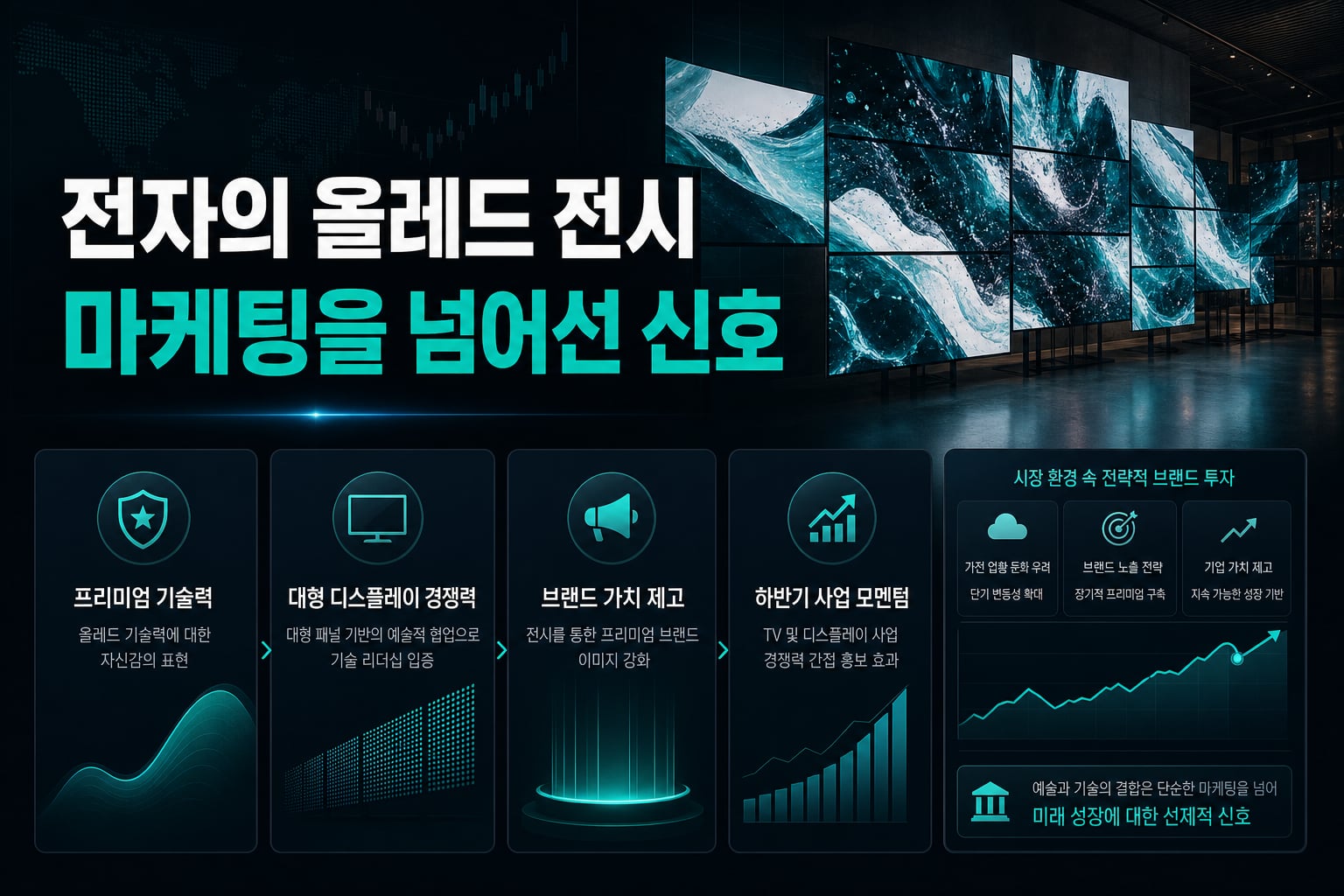 LG전자의 올레드 전시, B2C 마케팅을 넘어선 신호