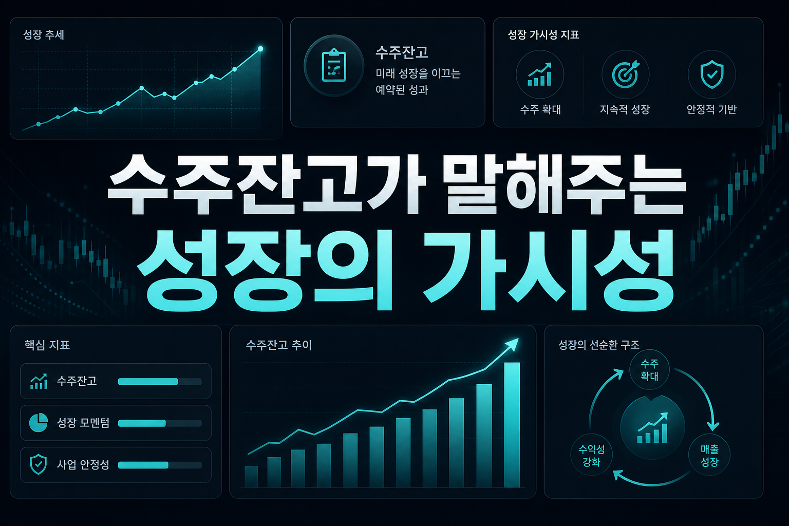 수주잔고가 말해주는 성장의 가시성