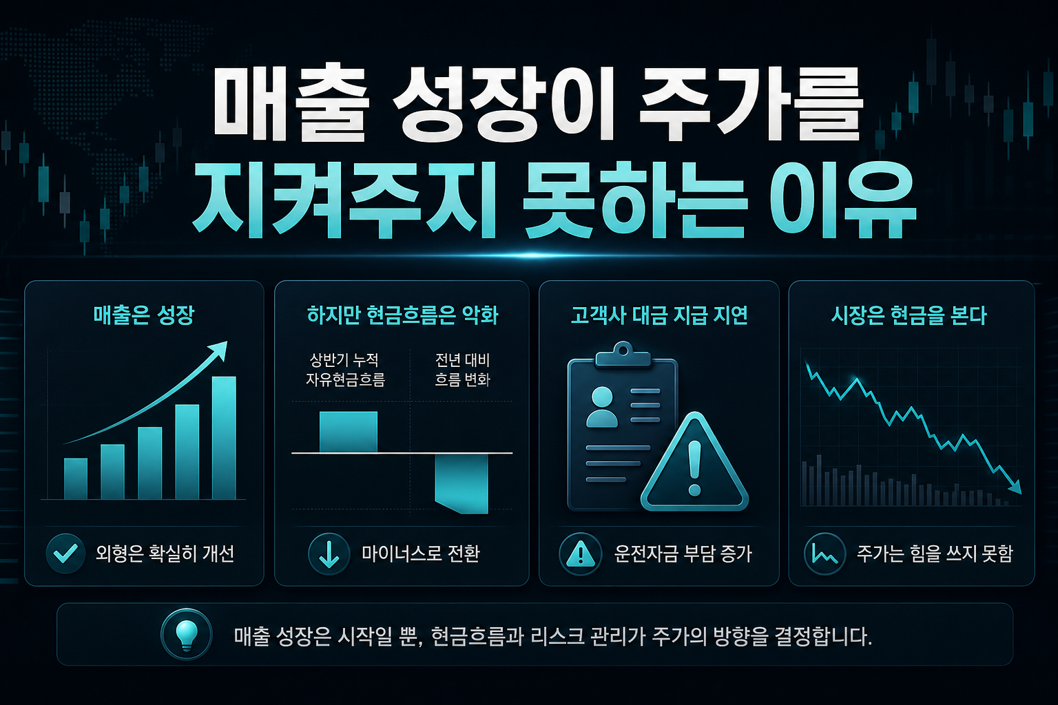 매출 성장이 주가를 지켜주지 못하는 이유