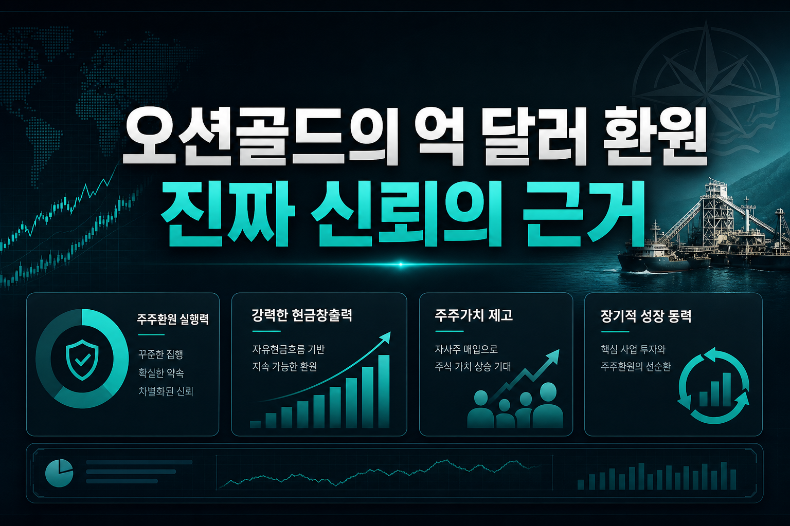 오션골드의 3.5억 달러 환원, 진짜 신뢰의 근거