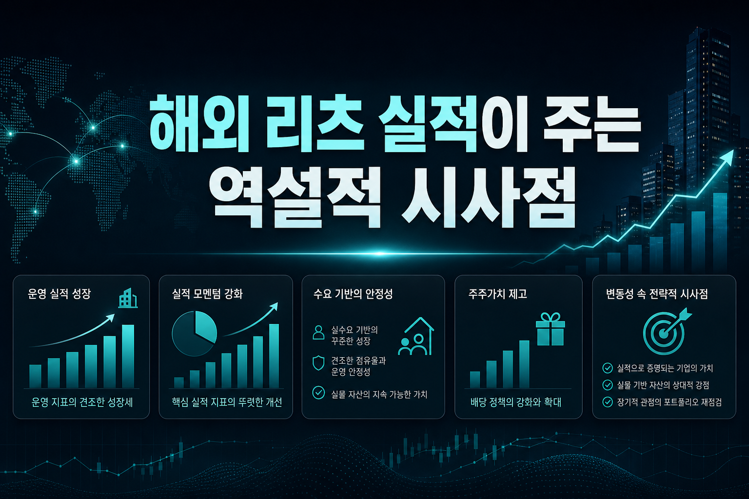 해외 리츠 실적이 주는 역설적 시사점