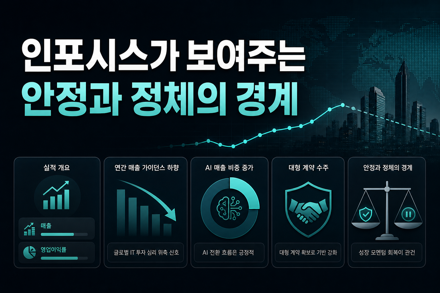 인포시스가 보여주는 안정과 정체의 경계
