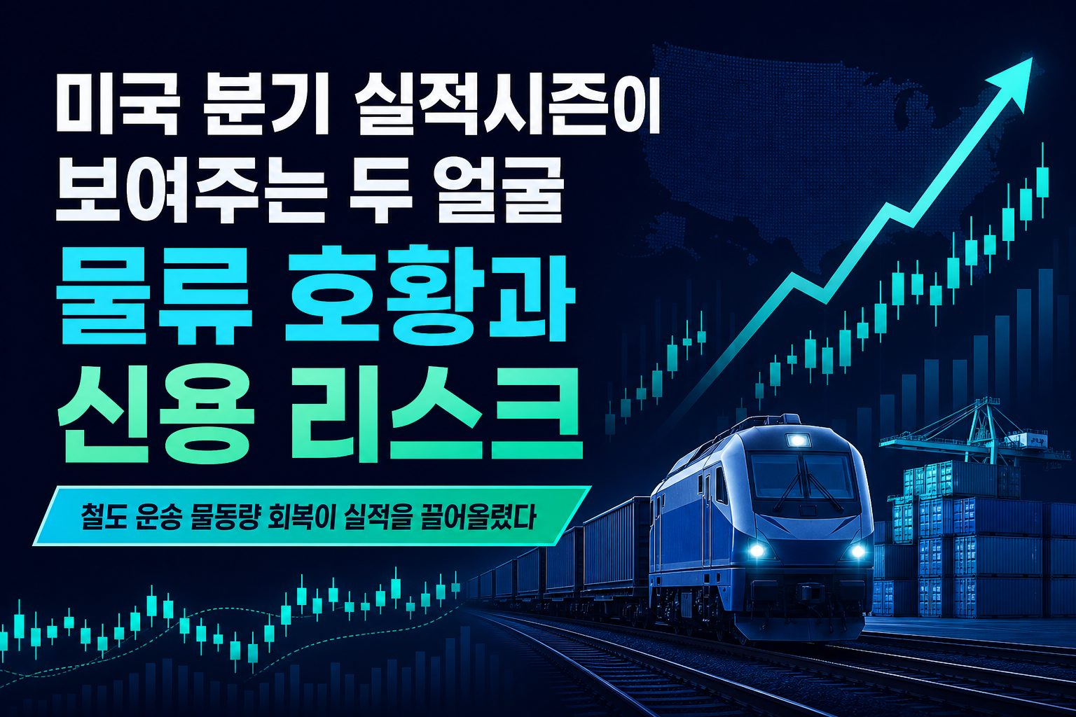 미국 2분기 실적시즌이 보여주는 두 얼굴, 물류 호황과 신용 리스크