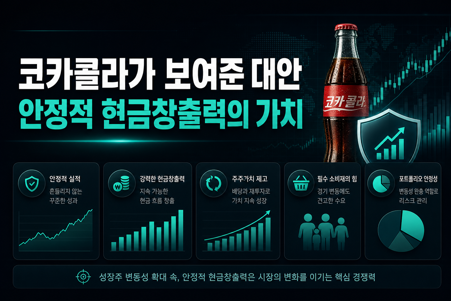 코카콜라가 보여준 대안, 안정적 현금창출력의 가치