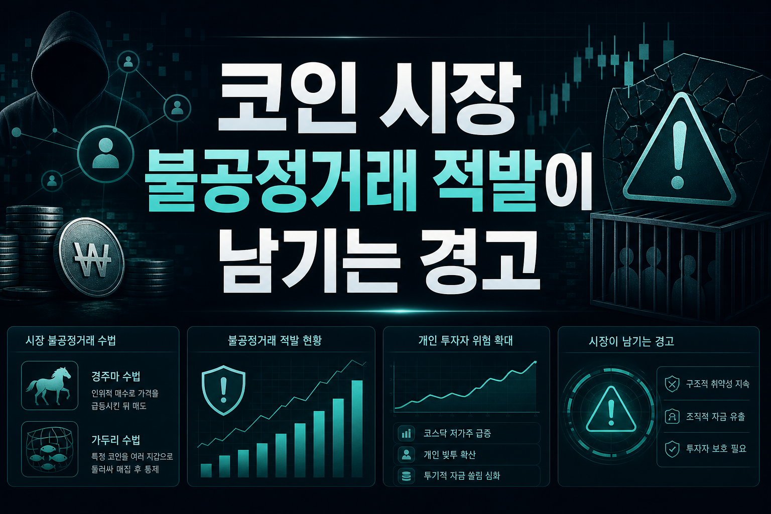 코인 시장 불공정거래 적발이 남기는 경고
