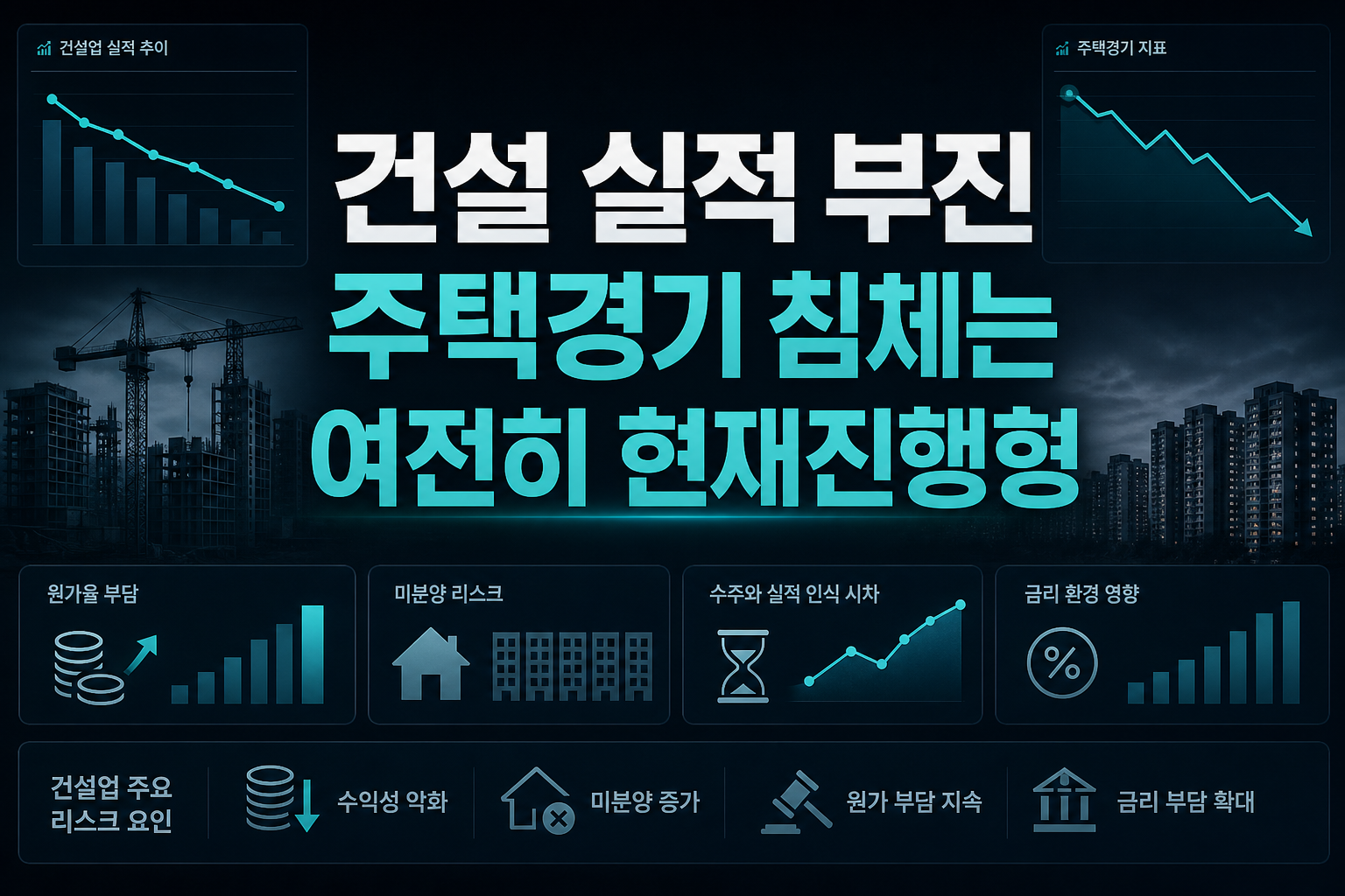GS건설 실적 부진, 주택경기 침체는 여전히 현재진행형