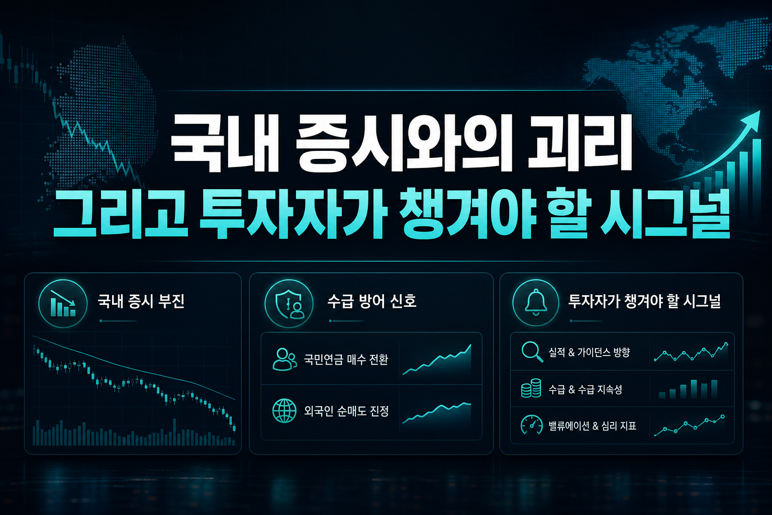 국내 증시와의 괴리, 그리고 투자자가 챙겨야 할 시그널