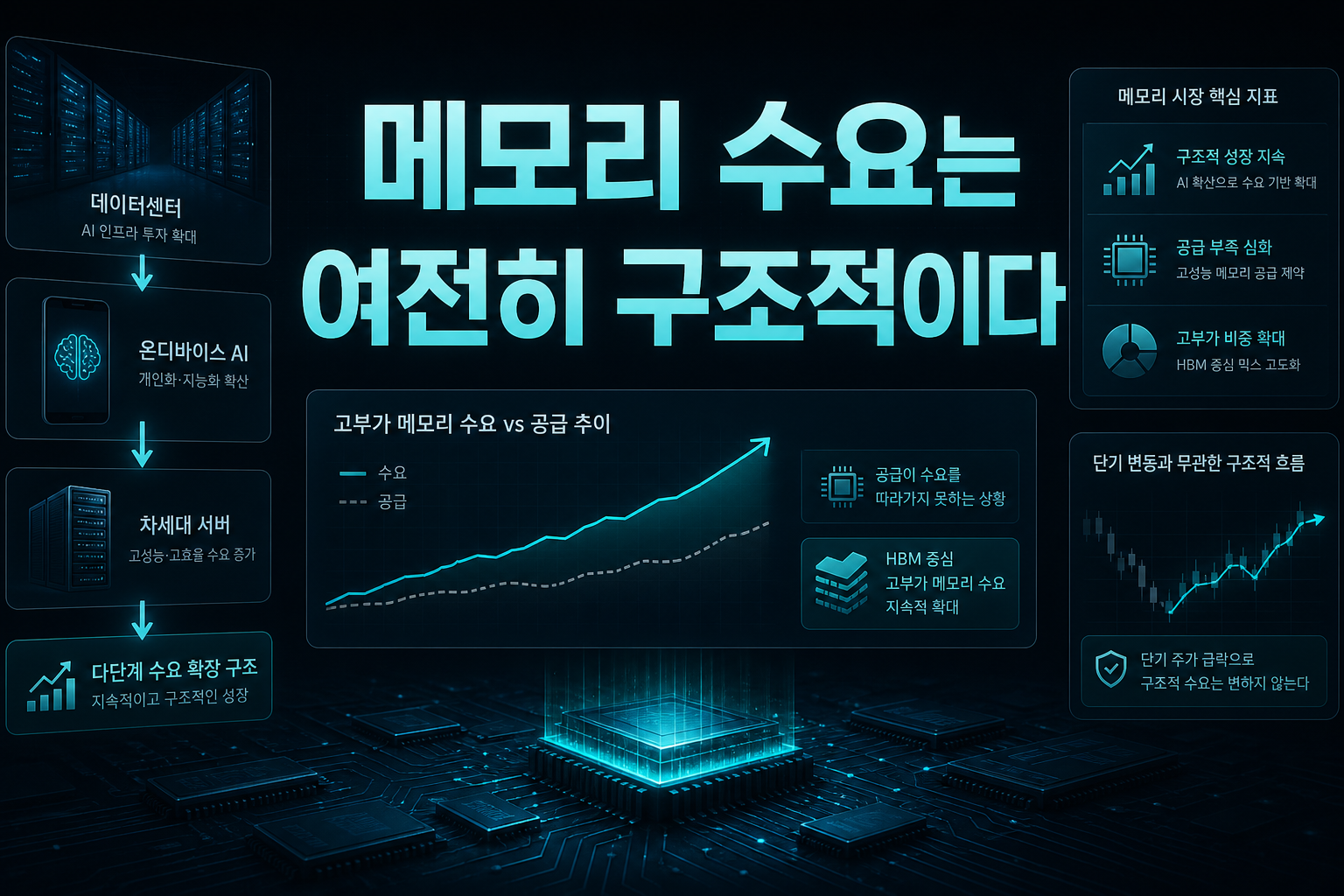 AI 메모리 수요는 여전히 구조적이다