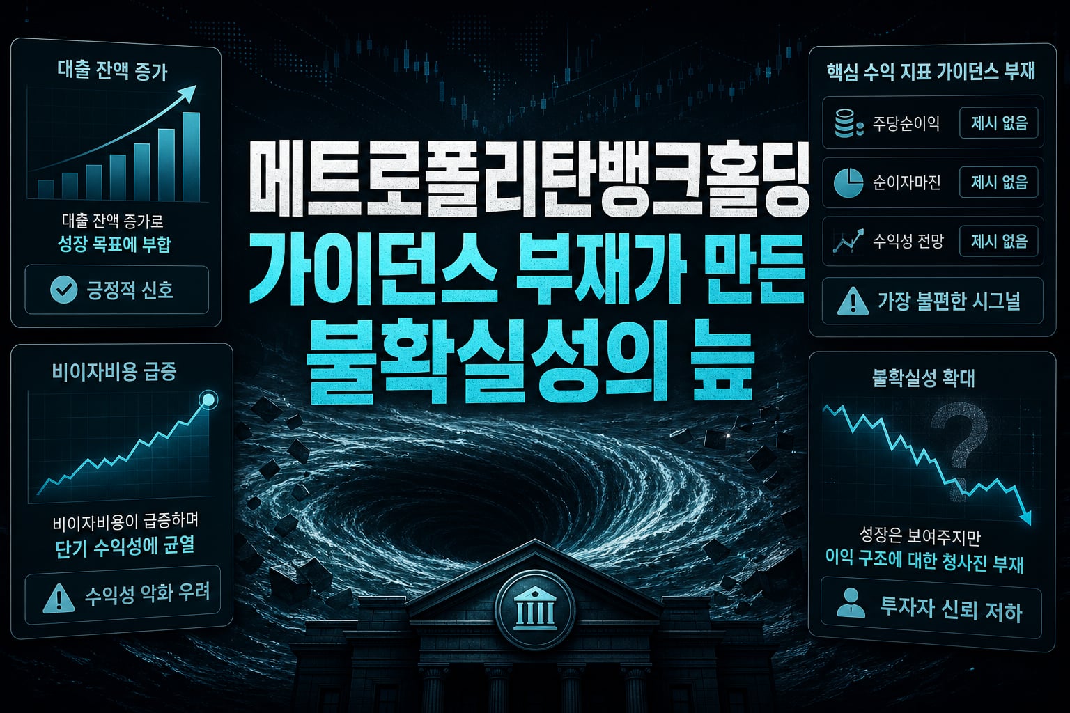 메트로폴리탄뱅크홀딩, 가이던스 부재가 만든 불확실성의 늪
