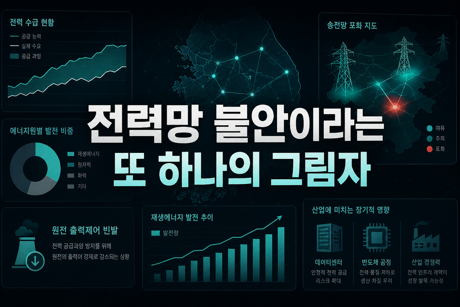 전력망 불안이라는 또 하나의 그림자