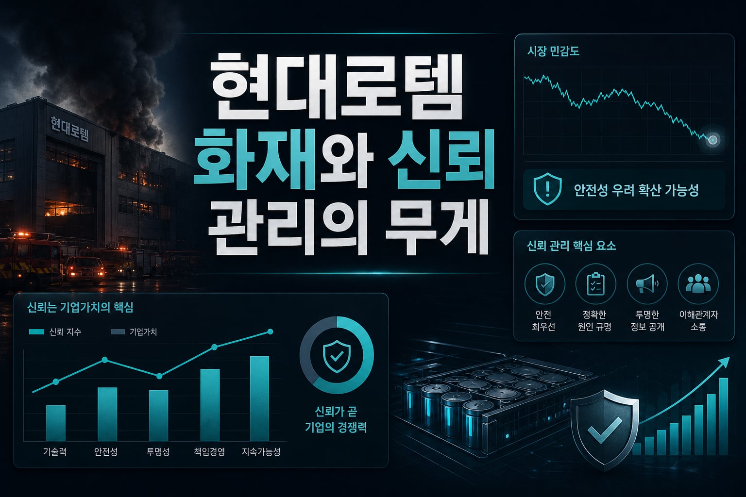 현대로템 화재와 신뢰 관리의 무게
