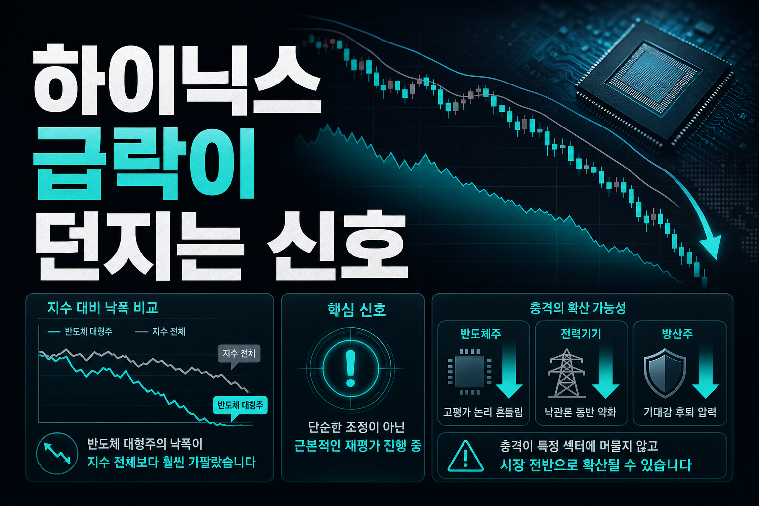 SK하이닉스 47% 급락이 던지는 신호
