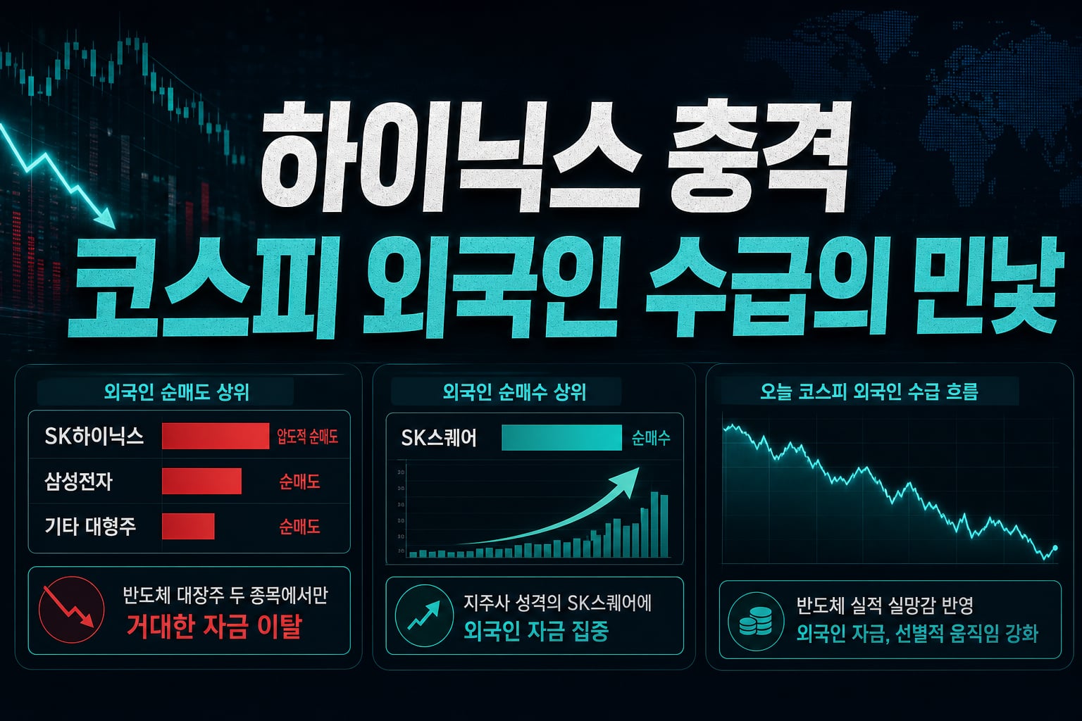SK하이닉스發 충격, 코스피 외국인 수급의 민낯