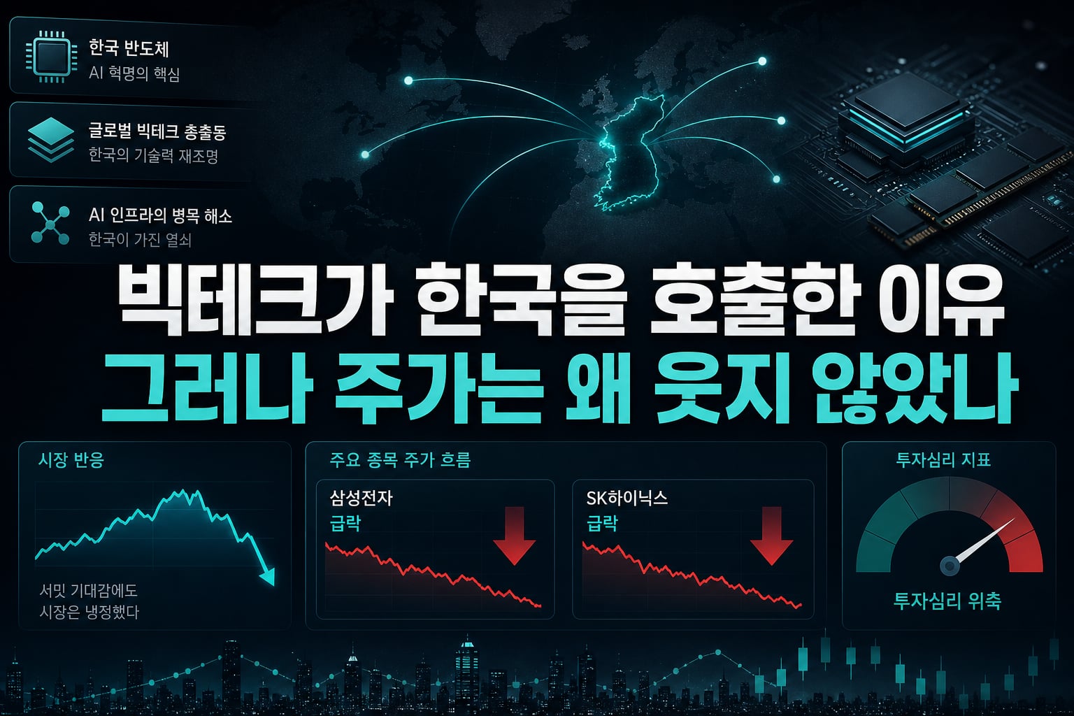 빅테크가 한국을 호출한 이유, 그러나 주가는 왜 웃지 않았나