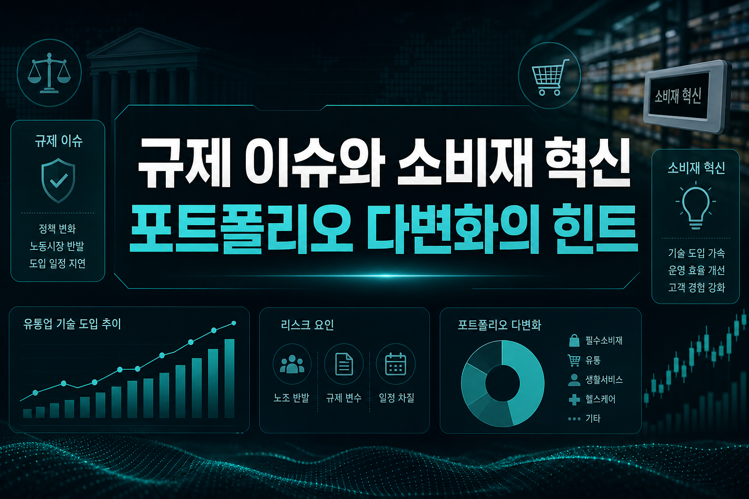 규제 이슈와 소비재 혁신, 포트폴리오 다변화의 힌트