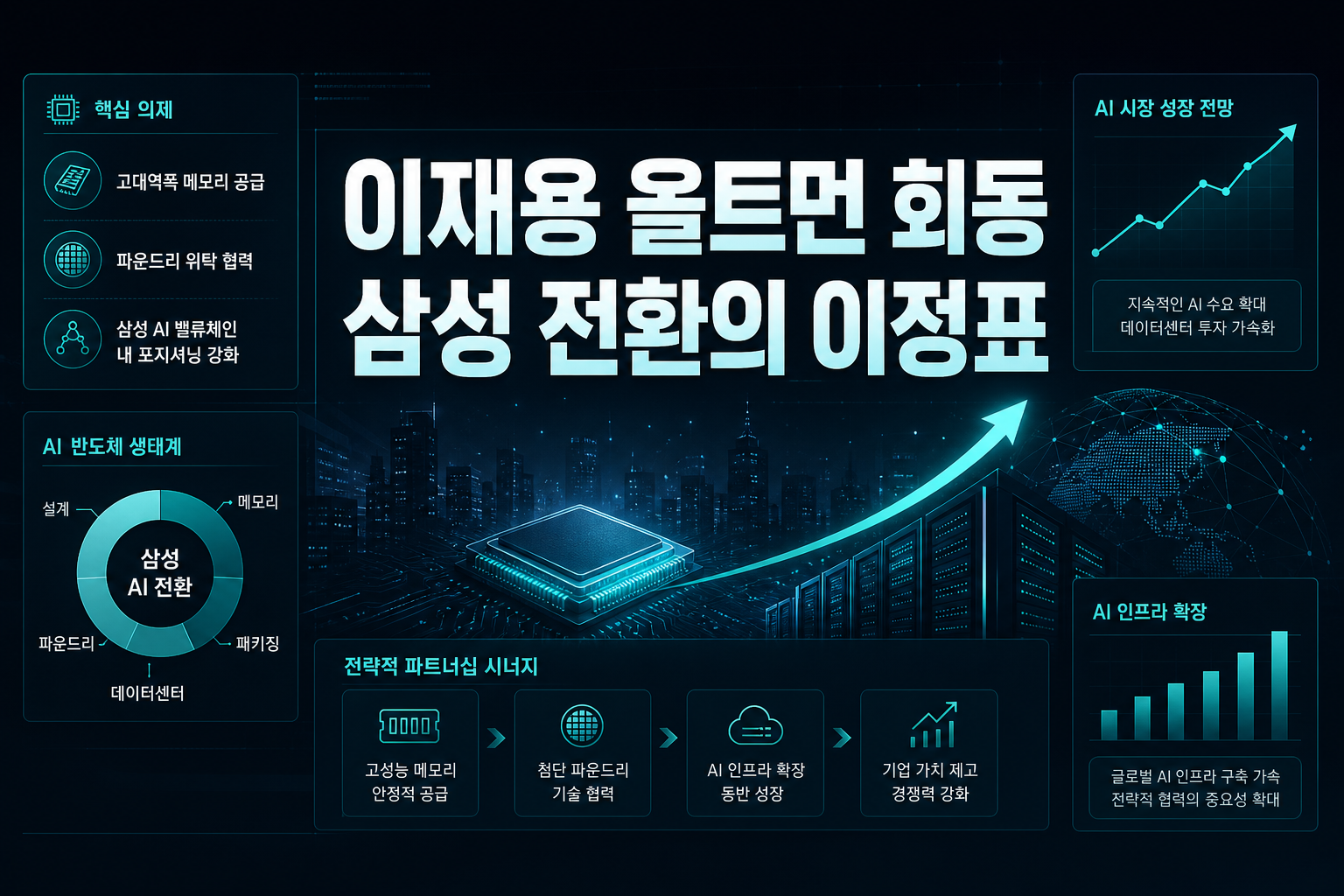 이재용-올트먼 회동, 삼성 AI 전환의 이정표