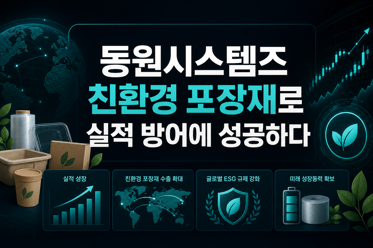 동원시스템즈, 친환경 포장재로 실적 방어에 성공하다