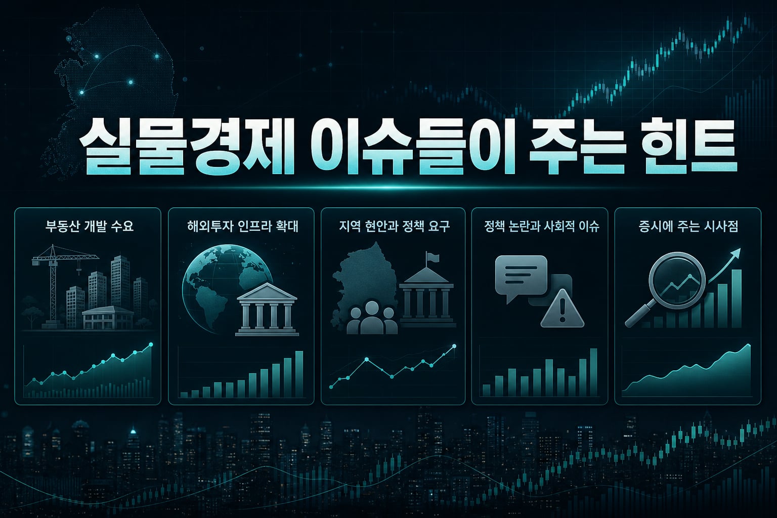 실물경제 이슈들이 주는 힌트
