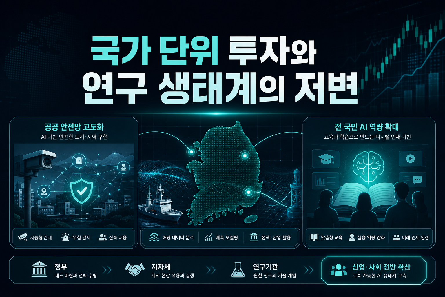 국가 단위 AI 투자와 연구 생태계의 저변
