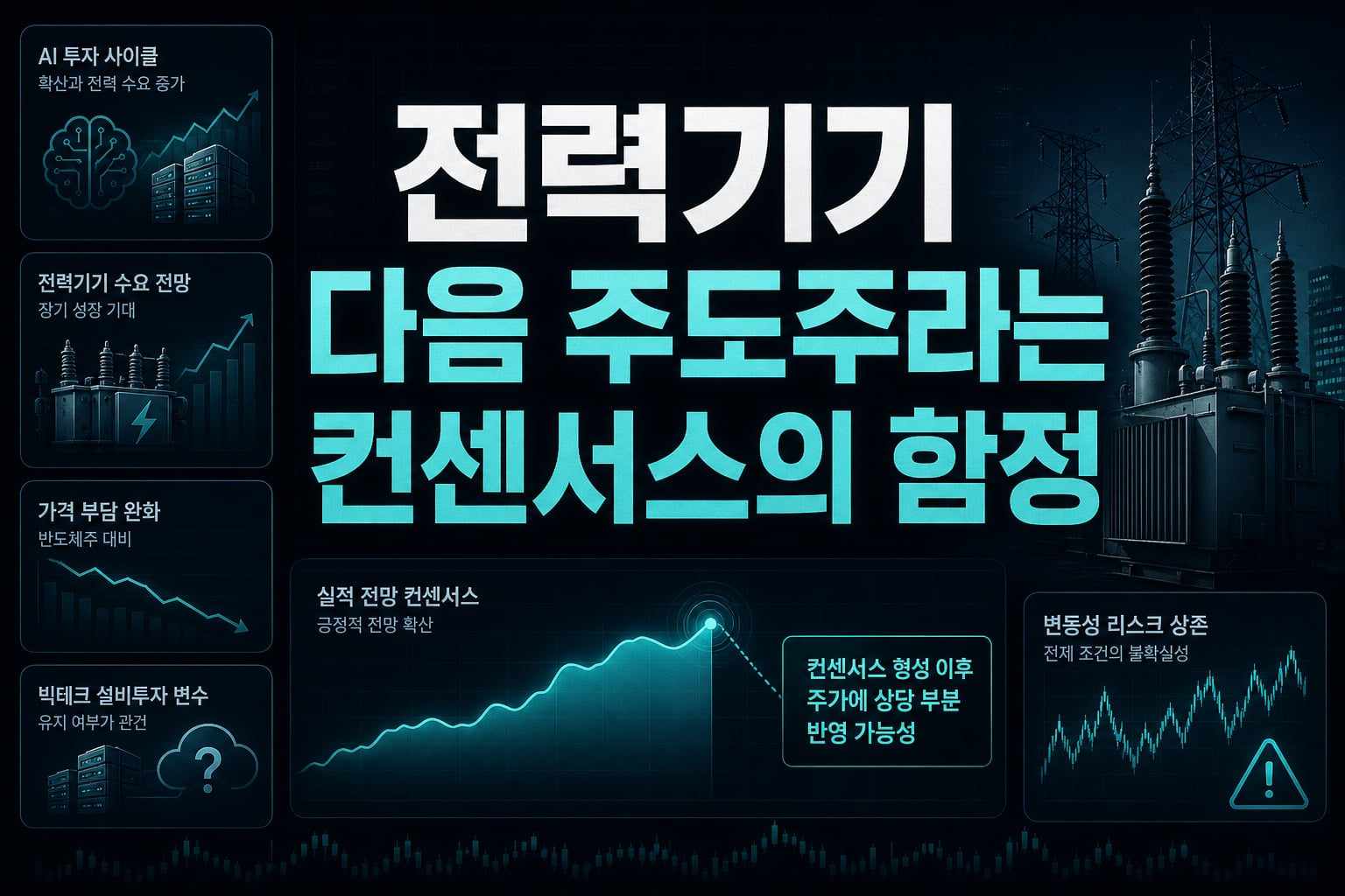 전력기기, AI 다음 주도주라는 컨센서스의 함정