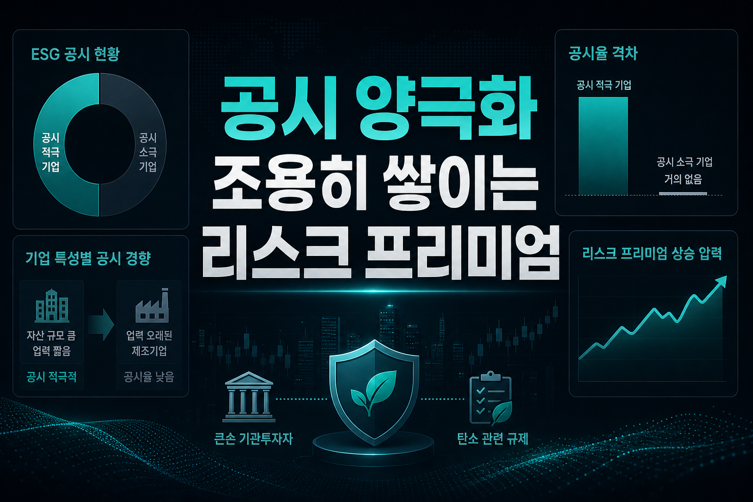 ESG 공시 양극화, 조용히 쌓이는 리스크 프리미엄
