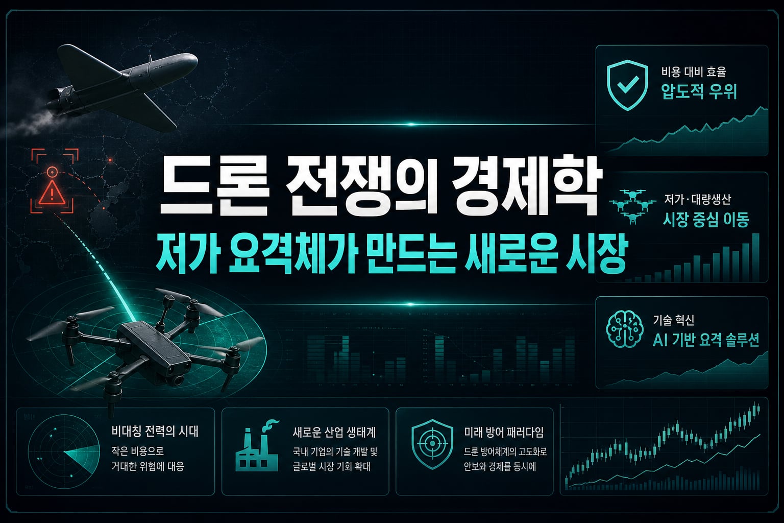 드론 전쟁의 경제학, 저가 요격체가 만드는 새로운 시장