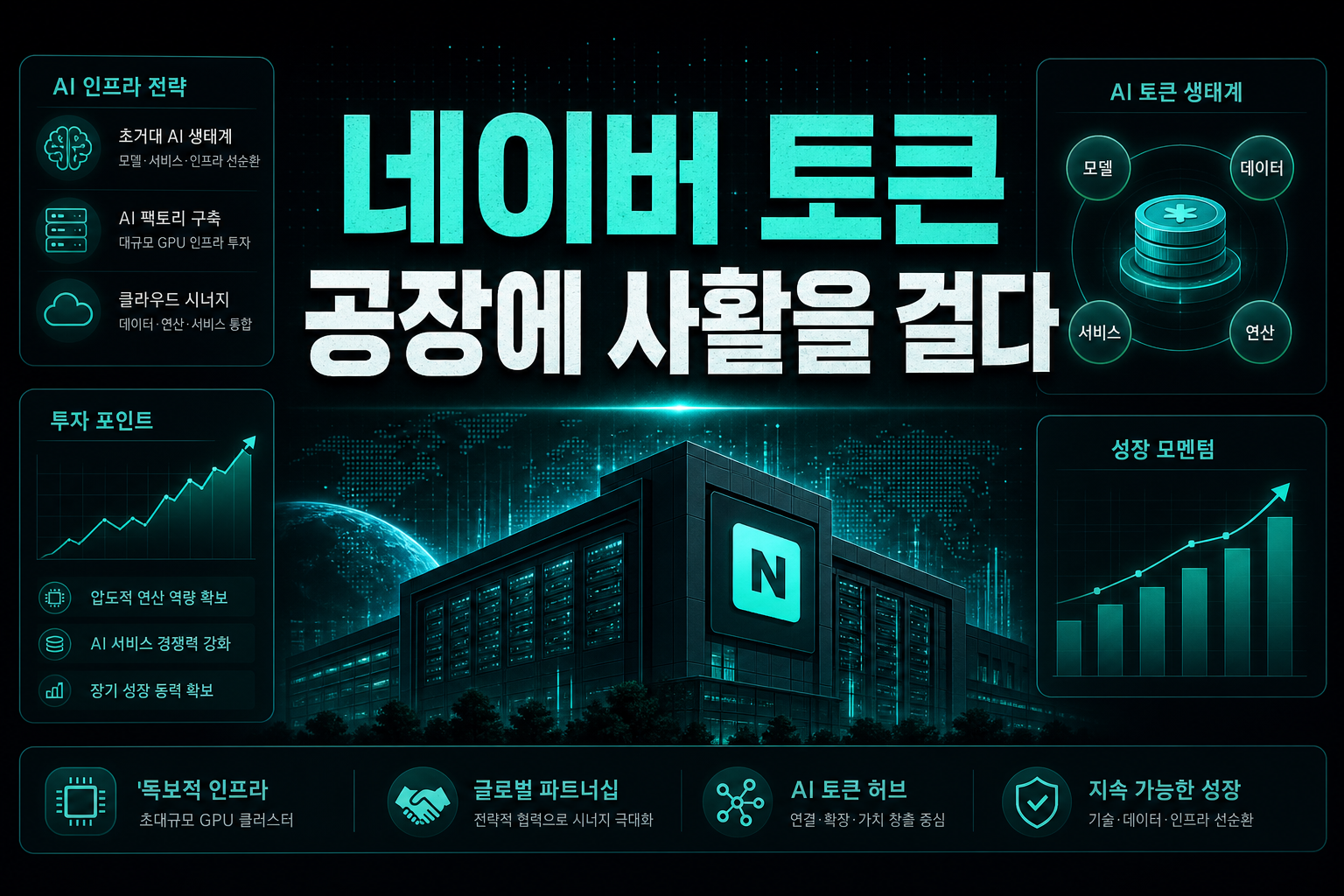 네이버, AI 토큰 공장에 사활을 걸다