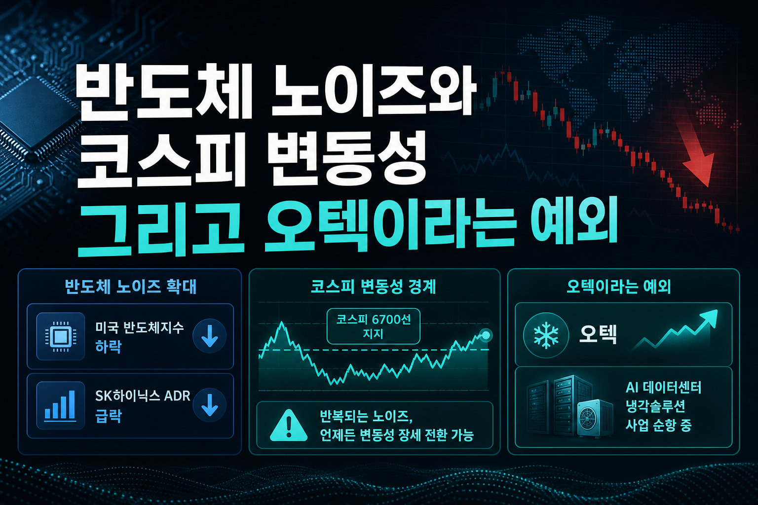 반도체 노이즈와 코스피 변동성, 그리고 오텍이라는 예외
