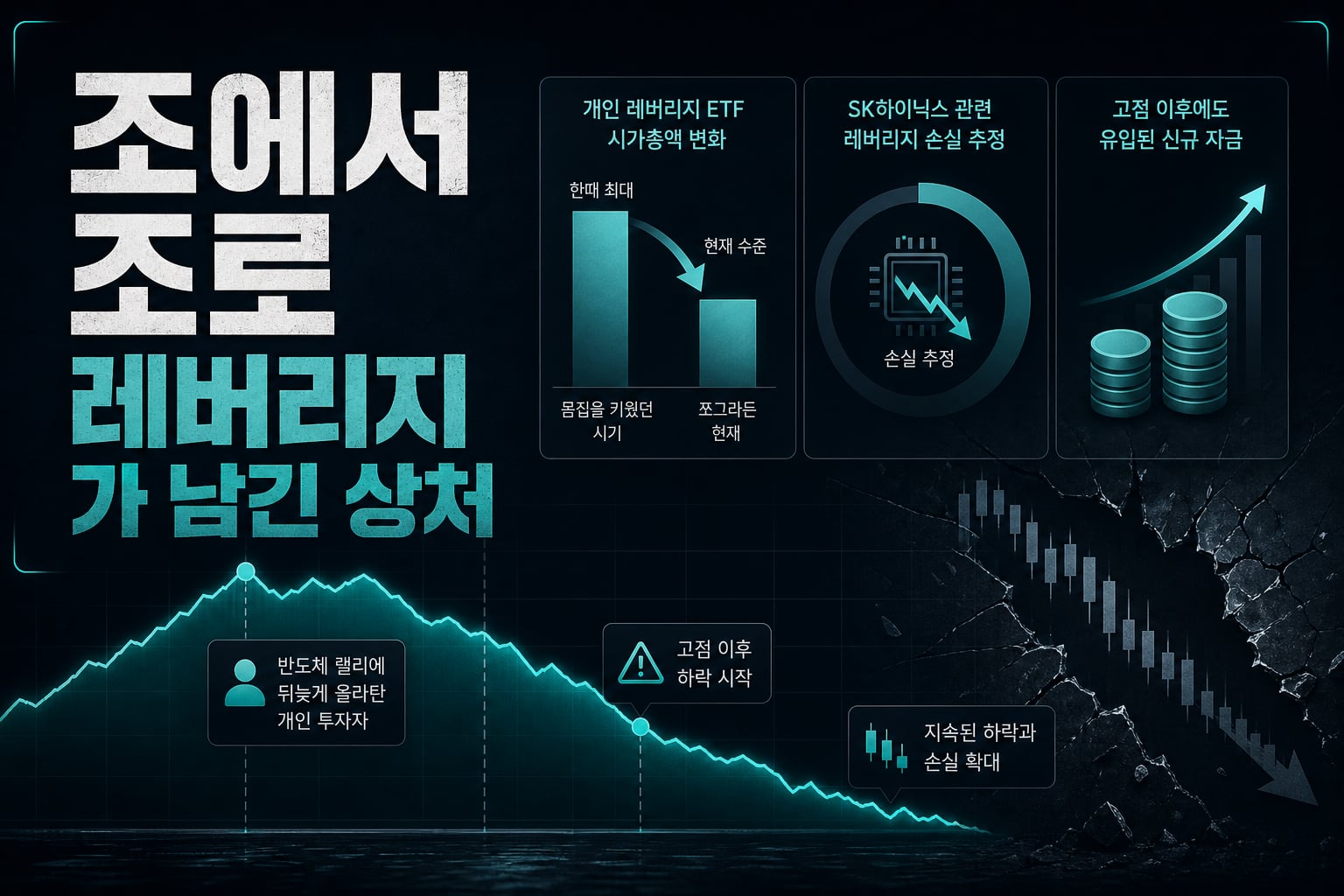 76조에서 28조로, 레버리지 ETF가 남긴 상처