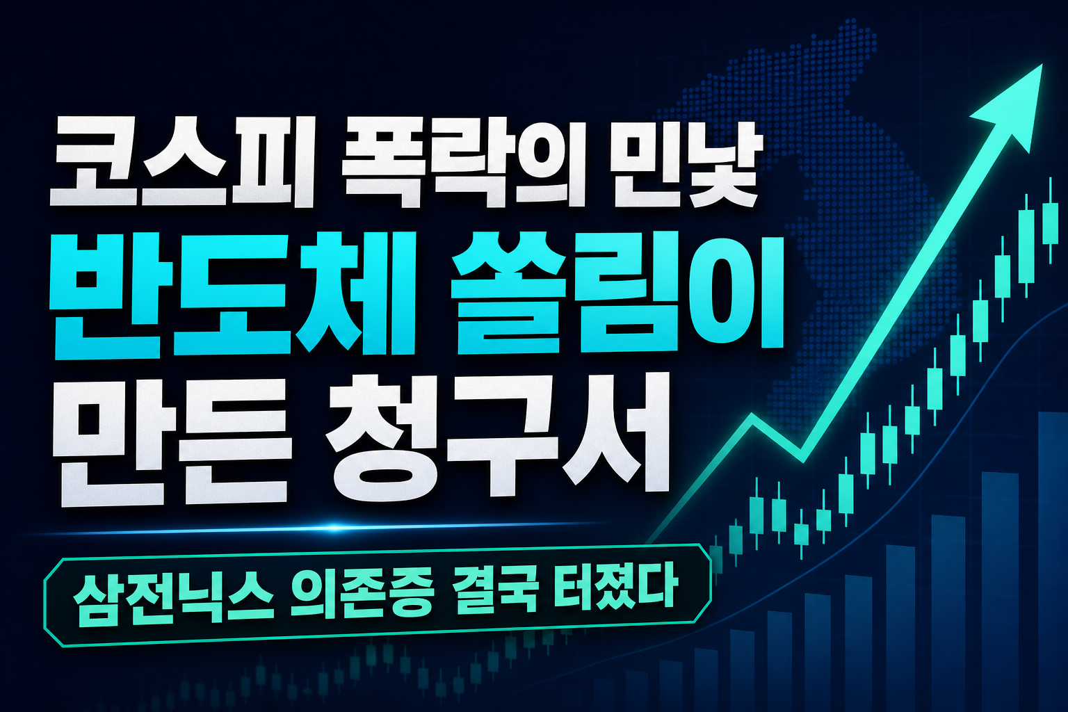 코스피 7% 폭락의 민낯, 반도체 쏠림이 만든 청구서