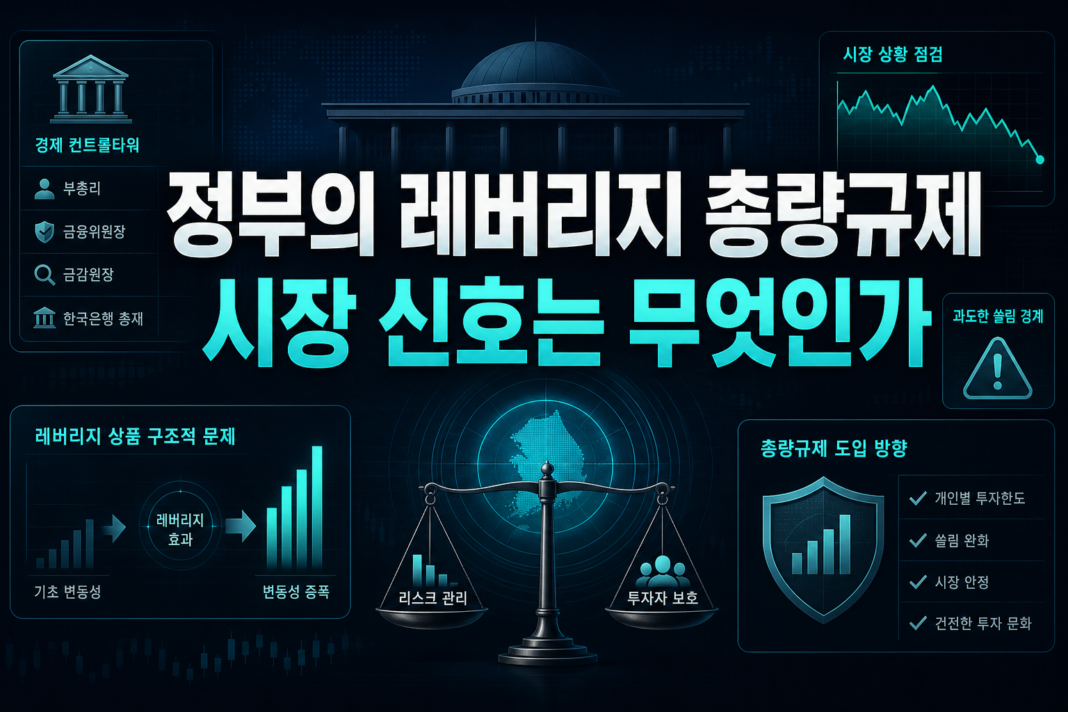 정부의 레버리지 총량규제, 시장 신호는 무엇인가