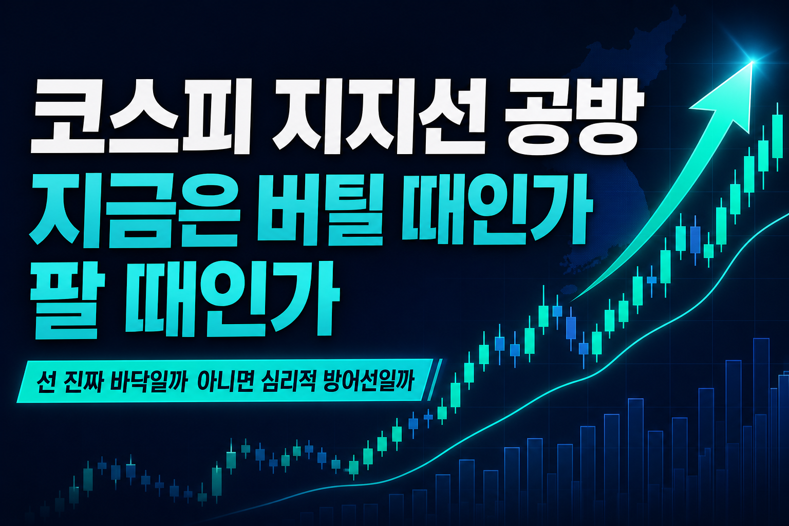 코스피 6000 지지선 공방, 지금은 버틸 때인가 팔 때인가